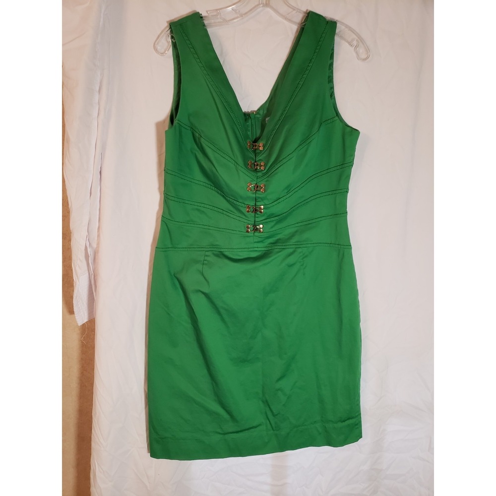 Women's Antonio Melani Green Sleeveless Dress Size 14